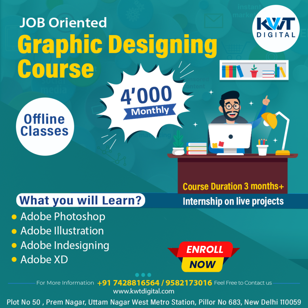 Graphic Designing Course Training in New Delhi KWT Digital Marketing